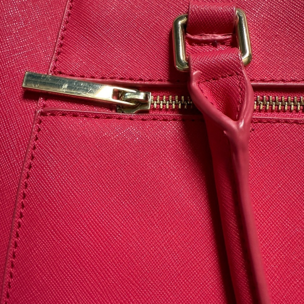 Danier Pink Tote Bag with Structured Design and Saffiano Finish - Picture 5 of 16